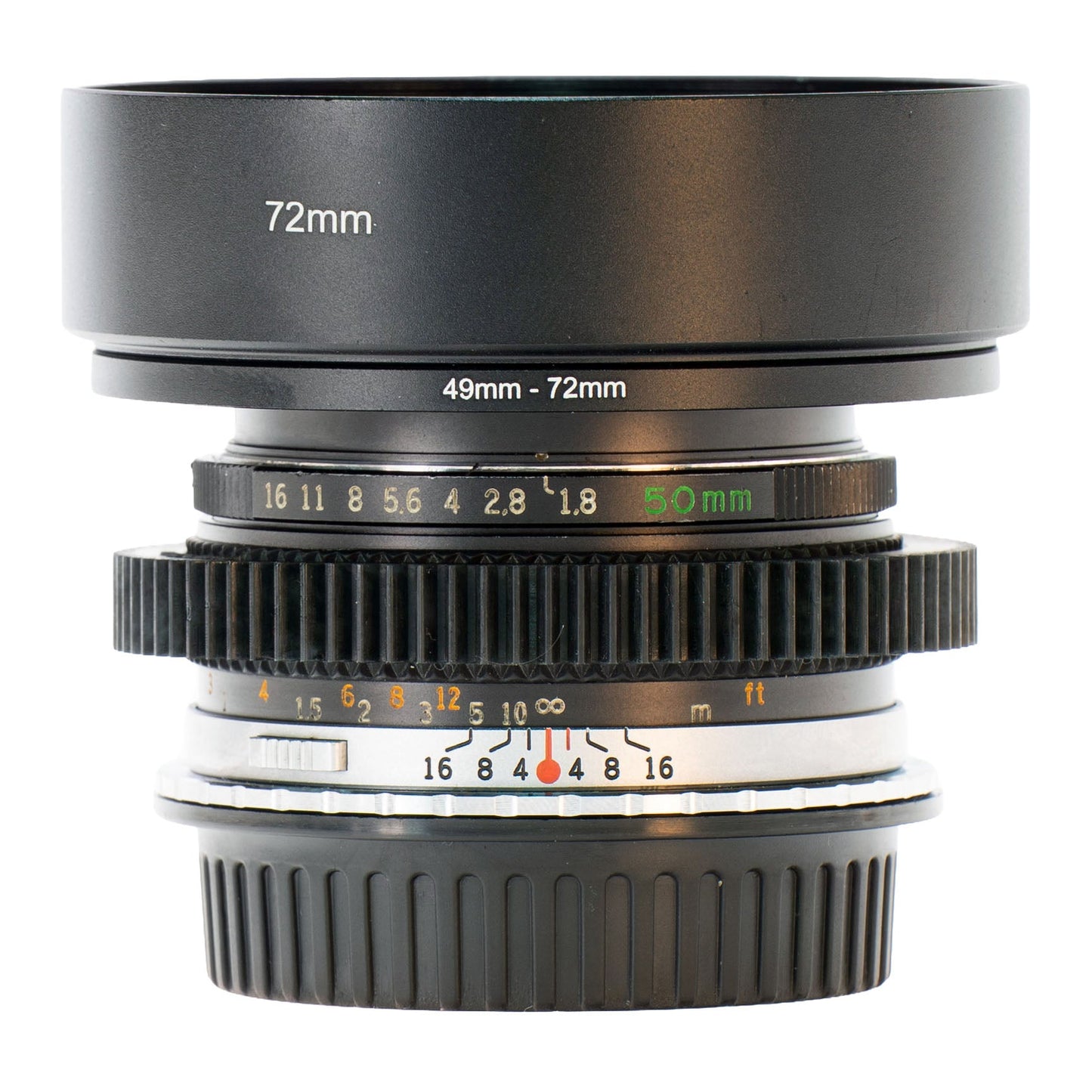 Olympus OM F. Zuiko Auto-S 50mm F1.8 Cine Mod w/ Anamorphic Bokeh | Canon EF! - TerPhoto Store