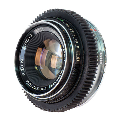 Olympus OM F. Zuiko Auto-S 50mm F1.8 Cine Mod w/ Anamorphic Bokeh | Canon EF! - TerPhoto Store