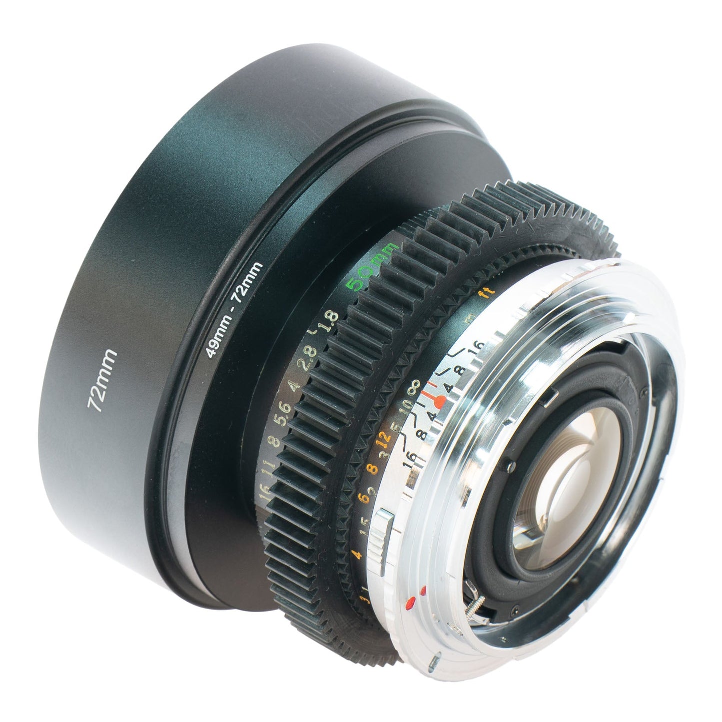 Olympus OM F. Zuiko Auto-S 50mm F1.8 Cine Mod w/ Anamorphic Bokeh | Canon EF! - TerPhoto Store