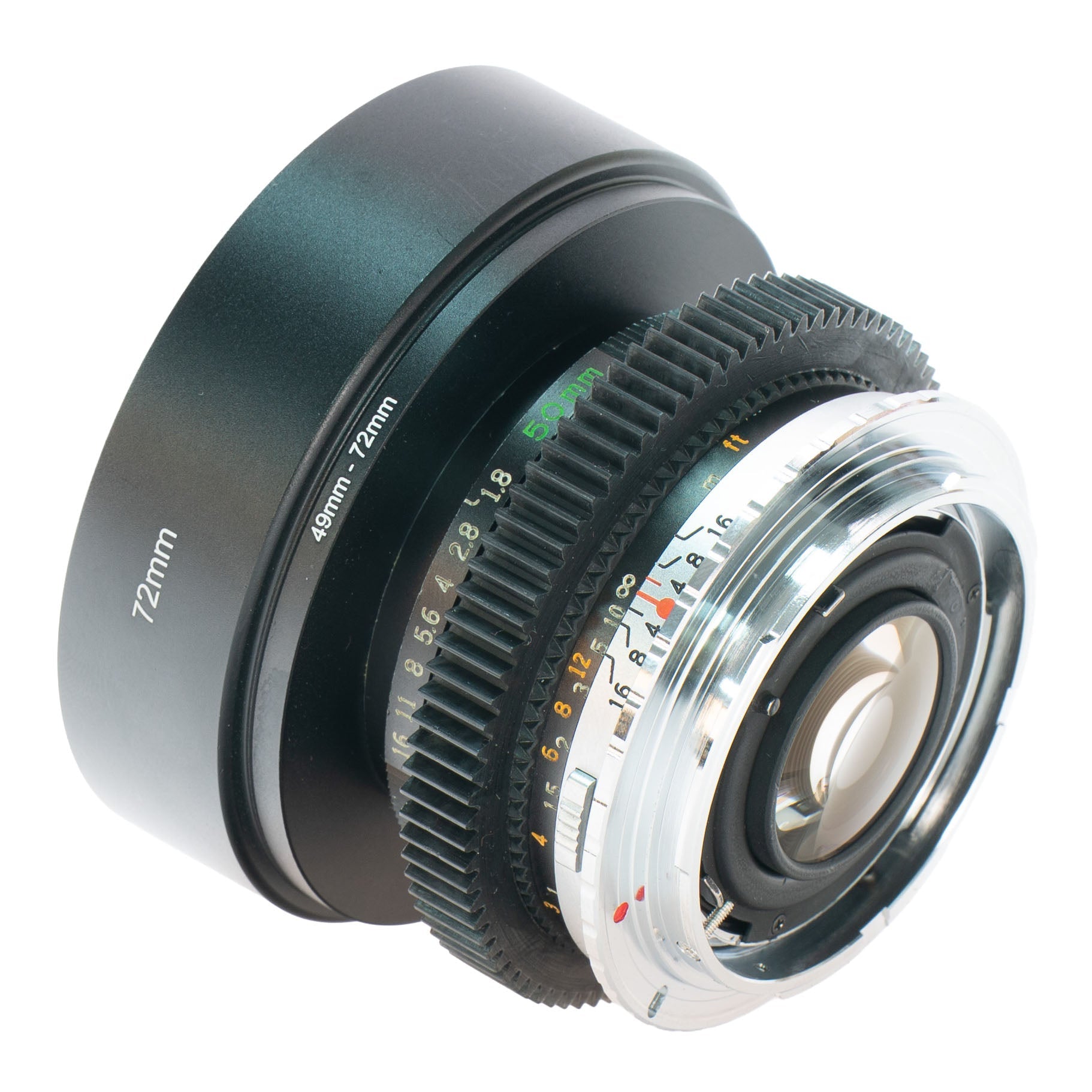 Olympus OM F. Zuiko Auto-S 50mm F1.8 Cine Mod w/ Anamorphic Bokeh | Canon EF! - TerPhoto Store