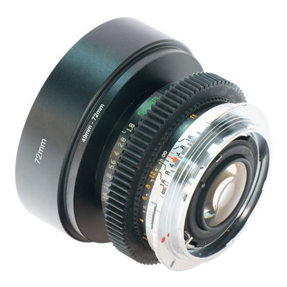 Olympus OM F. Zuiko Auto-S 50mm F1.8 Cine Mod w/ Anamorphic Bokeh | Canon EF! - TerPhoto Store