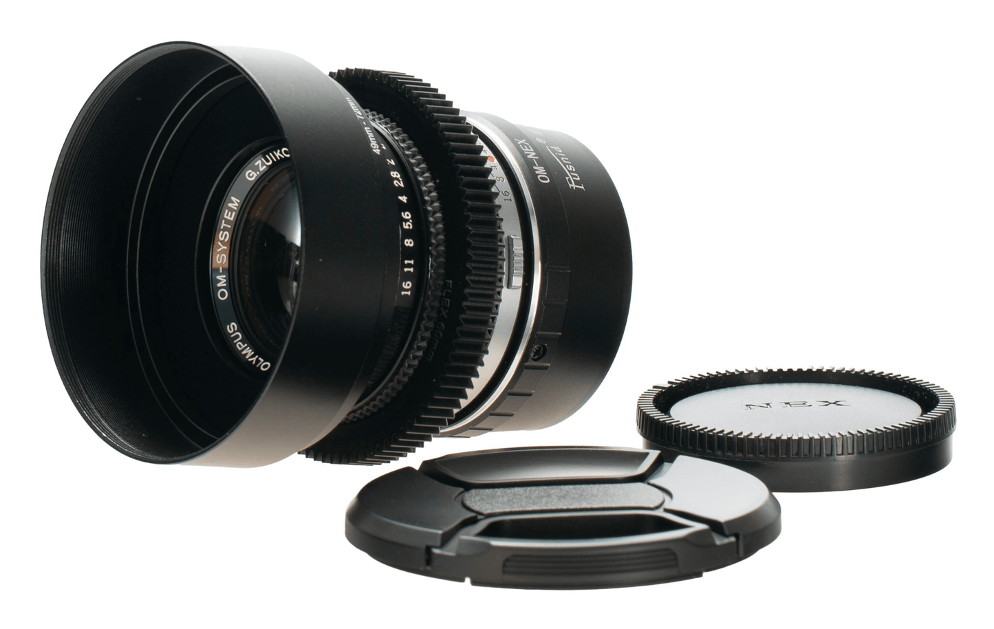 Olympus OM G. Zuiko Auto - S 50mm F1.4 Cine Mod Prime Portrait Lens | Sony E - mount - TerPhoto Store