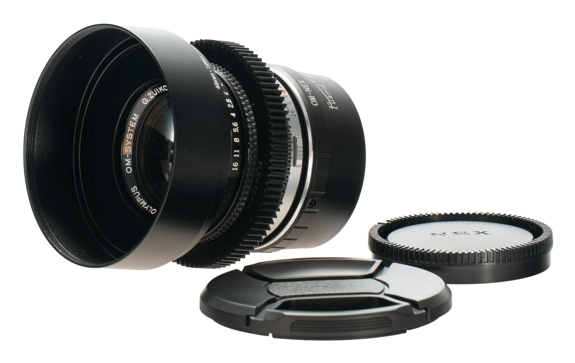 Olympus OM G. Zuiko Auto - S 50mm F1.4 Cine Mod Prime Portrait Lens | Sony E - mount - TerPhoto Store