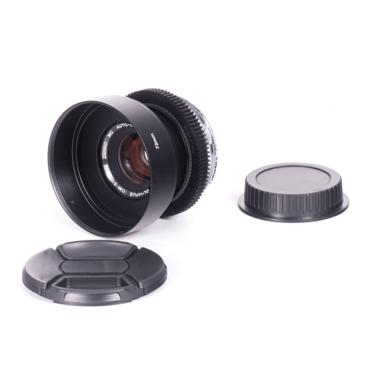 Olympus OM Zuiko MC Auto - S 50mm F1.8 Cine Modded Lens For Canon EF Mount! - TerPhoto Store