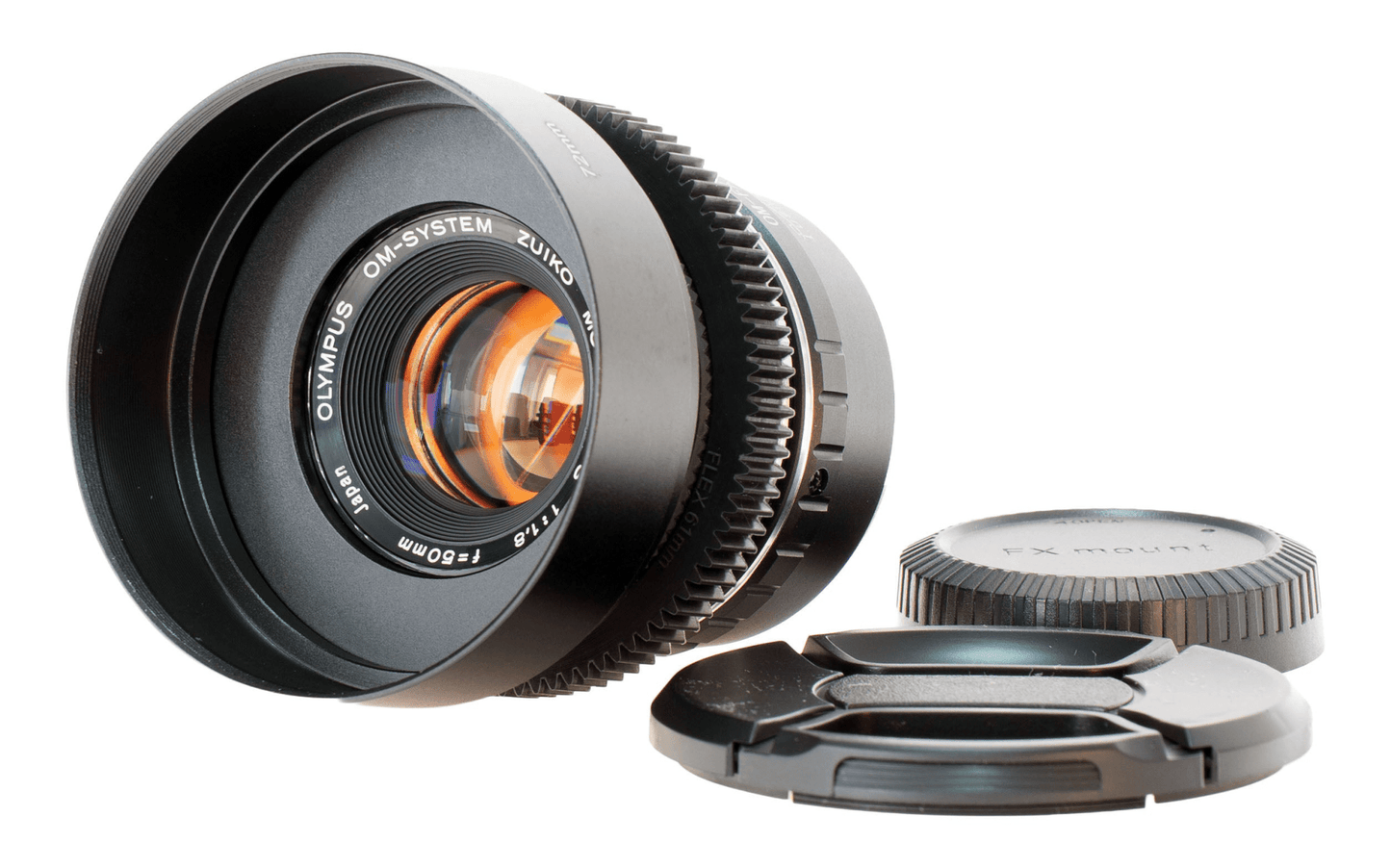 Olympus OM Zuiko MC Auto-S 50mm F1.8 w/ Orange Anamorphic Bokeh & Flare | FX! - TerPhoto Store
