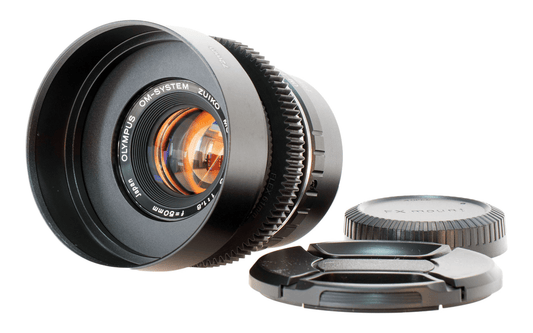 Olympus OM Zuiko MC Auto-S 50mm F1.8 w/ Orange Anamorphic Bokeh & Flare | FX! - TerPhoto Store