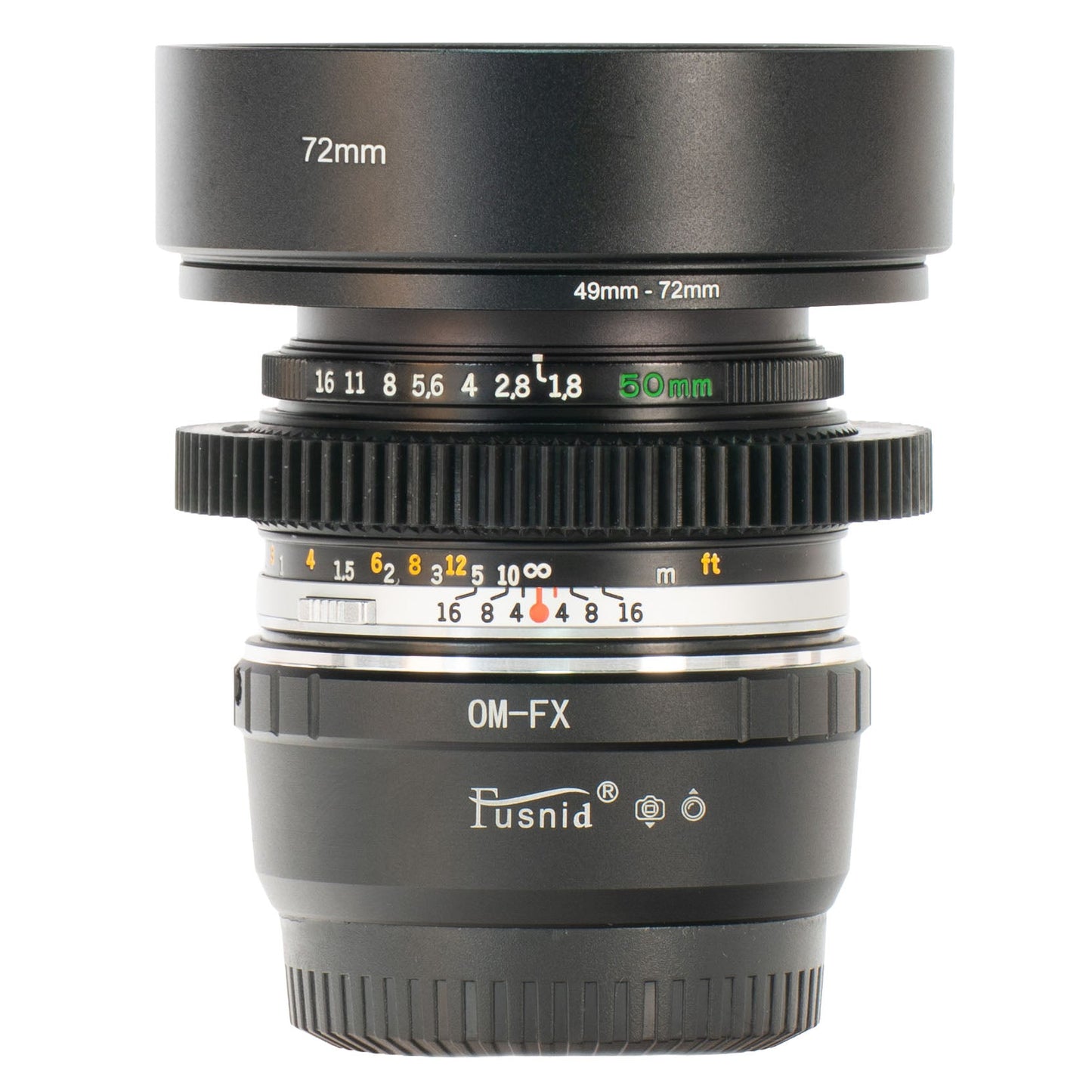 Olympus OM Zuiko MC Auto-S 50mm F1.8 w/ Orange Anamorphic Bokeh & Flare | FX! - TerPhoto Store