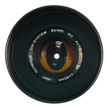 Olympus OM Zuiko MC Auto-S 50mm F1.8 w/ Orange Anamorphic Bokeh & Flare | FX! - TerPhoto Store