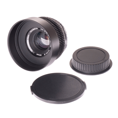 Olympus Zuiko Auto-S 50mm F1.8 Cine Mod lens w/ Anamorphic Bokeh | Canon EF! - TerPhoto Store