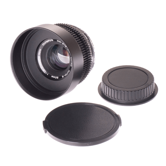 Olympus Zuiko Auto-S 50mm F1.8 Cine Mod lens w/ Anamorphic Bokeh | Canon EF! - TerPhoto Store