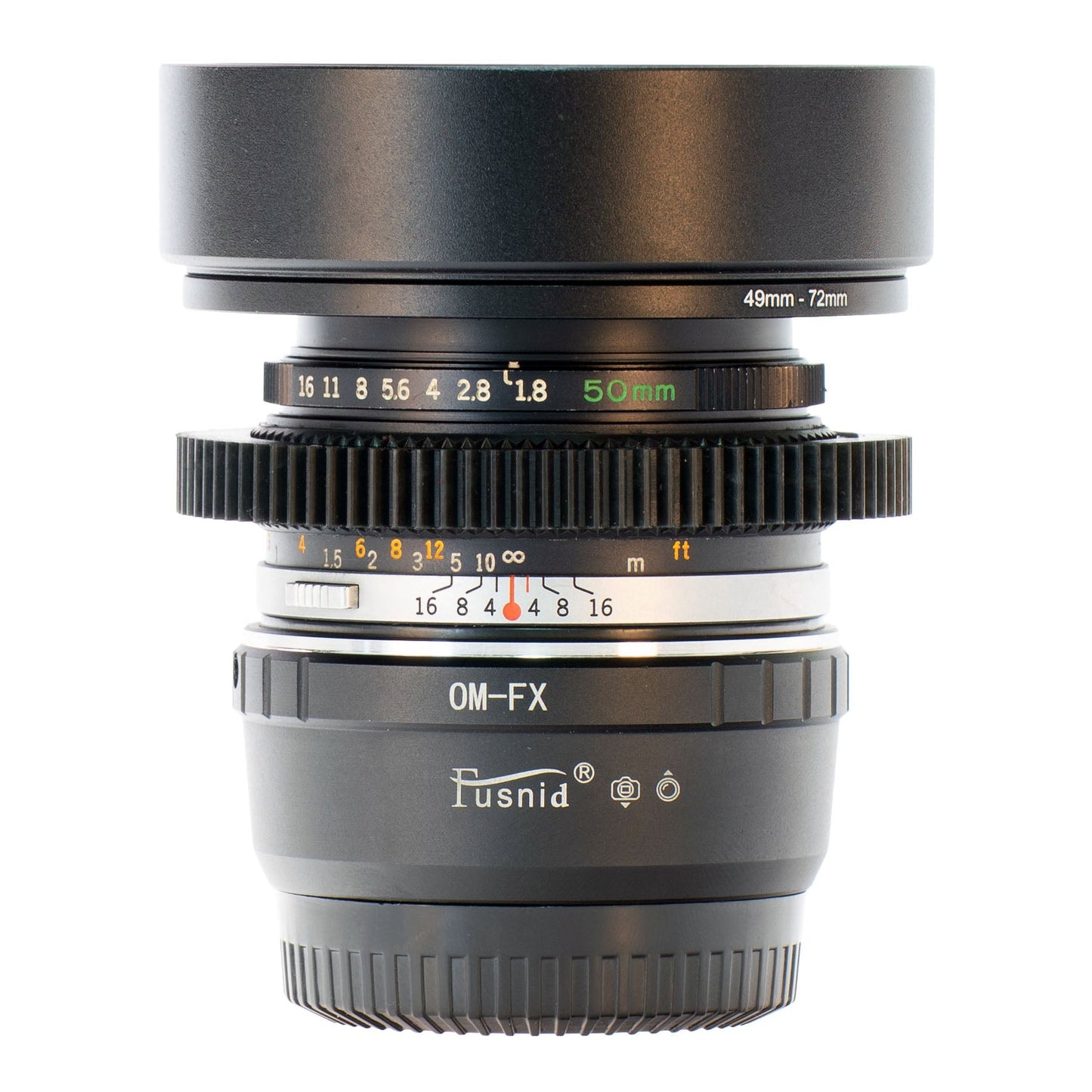 Olympus Zuiko MC Auto-S 50mm F1.8 Cine Mod Portrait Prime Lens | Fujifilm X - TerPhoto Store
