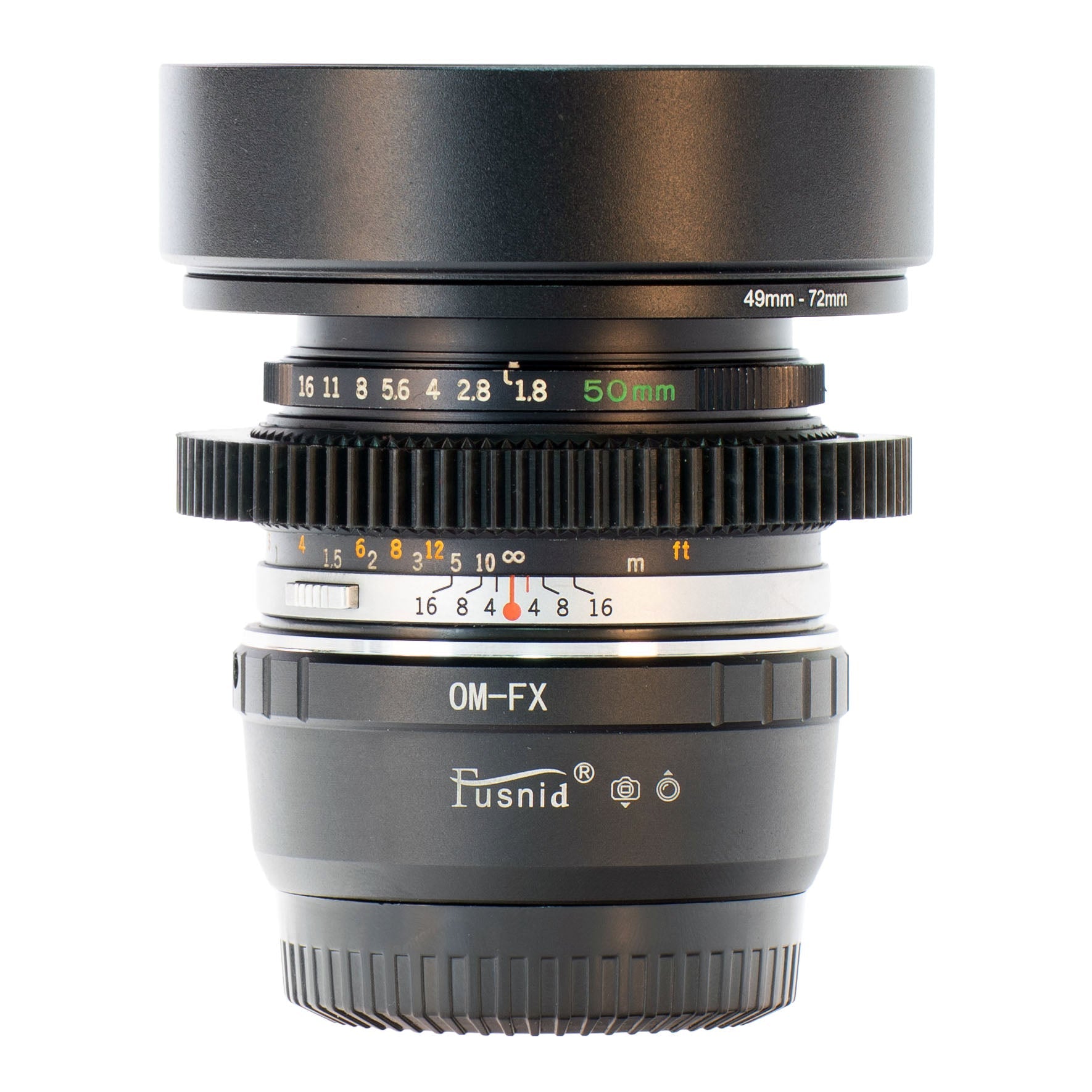 Olympus Zuiko MC Auto-S 50mm F1.8 Cine Mod Portrait Prime Lens | Fujifilm X - TerPhoto Store