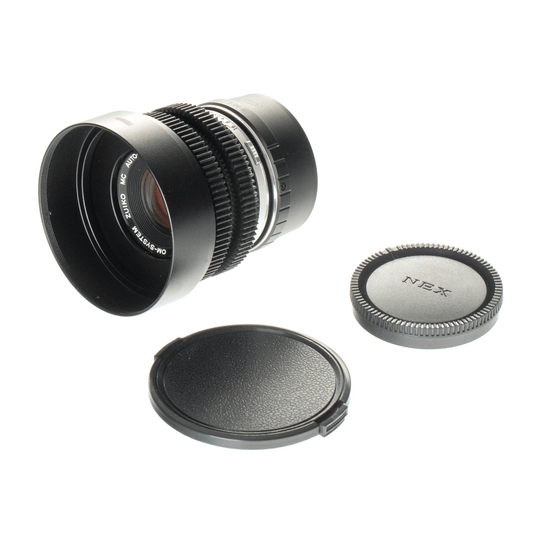 Olympus Zuiko MC Auto-S 50mm F1.8 Cine Mod Prime Vintage Lens | Sony E-mount! - TerPhoto Store