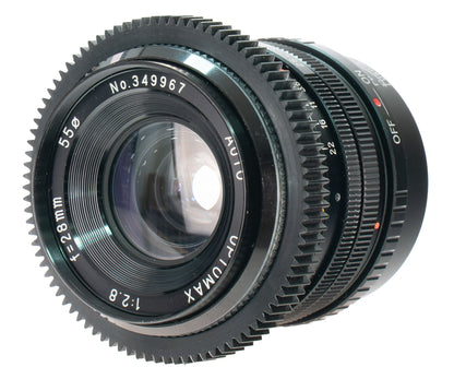 Optomax Auto 28mm F2.8 Cine Mod Prime Wide Angle Vintage Lens | Sony E-mount! - TerPhoto Store