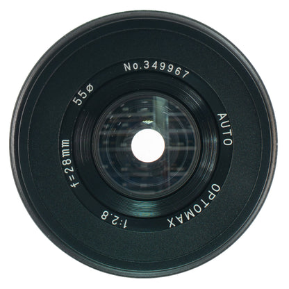 Optomax Auto 28mm F2.8 Cine Mod Prime Wide Angle Vintage Lens | Sony E-mount! - TerPhoto Store