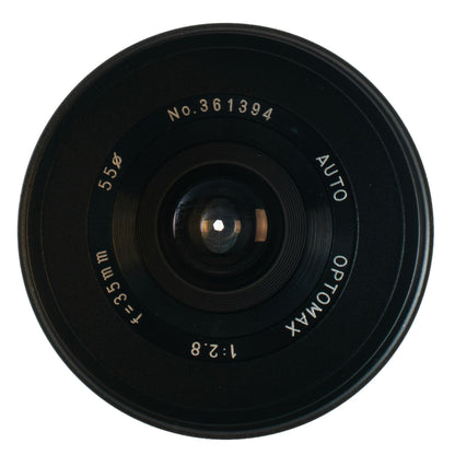 Optomax Auto 35mm F2.8 Cine Mod Lens w/ Neutral Anamorphic Bokeh & Flare | M4/3! - TerPhoto Store