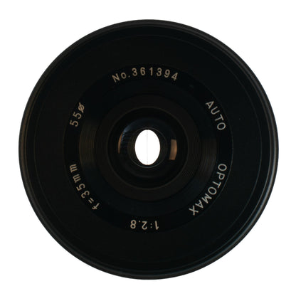 Optomax Auto 35mm F2.8 Cine Mod Lens w/ Neutral Anamorphic Bokeh & Flare | M4/3! - TerPhoto Store