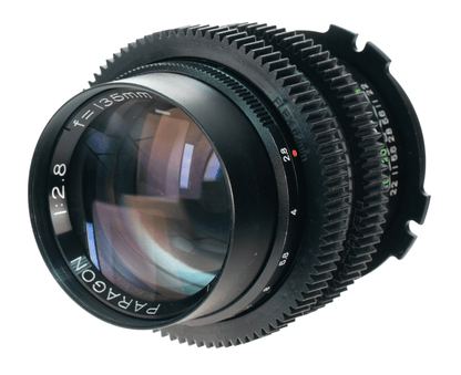 Paragon 135mm F2.8 Cine Mod Serviced Telephoto Vintage Prime Lens | Arri PL - TerPhoto Store