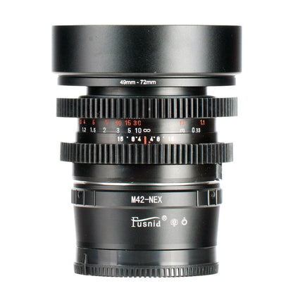 Pentacon Auto 50mm F1.8 Cine Mod German Prime Portrait Lens | Sony E - mount! - TerPhoto Store