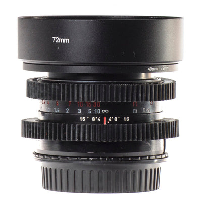 Pentacon Electric 50mm F1.8 Cine Mod Prime Portrait Lens | Canon EF mount! - TerPhoto Store