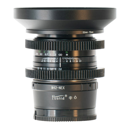 Pentacon MC Prakticar 24mm F2.8 Cine Mod Wide Angle Lens | Sony E-mount! - TerPhoto Store