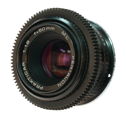 Pentacon MC Prakticar 50mm F1.8 Cine Mod Prime w/ Anamorphic Bokeh | Canon EF! - TerPhoto Store