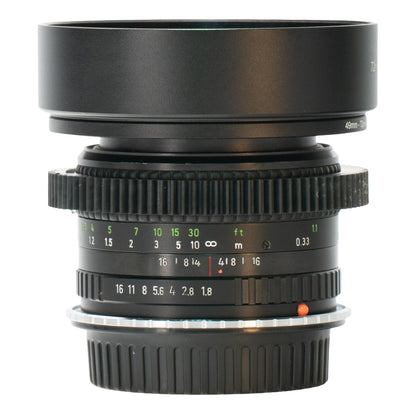 Pentacon MC Prakticar 50mm F1.8 Cine Mod Prime w/ Anamorphic Bokeh | Canon EF! - TerPhoto Store