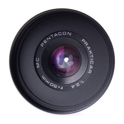 Pentacon MC Prakticar 50mm F2.4 Cine Mod Prime Portrait Lens For Canon EF Mount! - TerPhoto Store