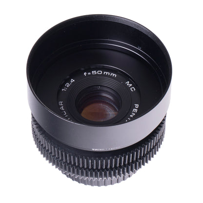 Pentacon MC Prakticar 50mm F2.4 Cine Mod Prime Portrait Lens For Canon EF Mount! - TerPhoto Store