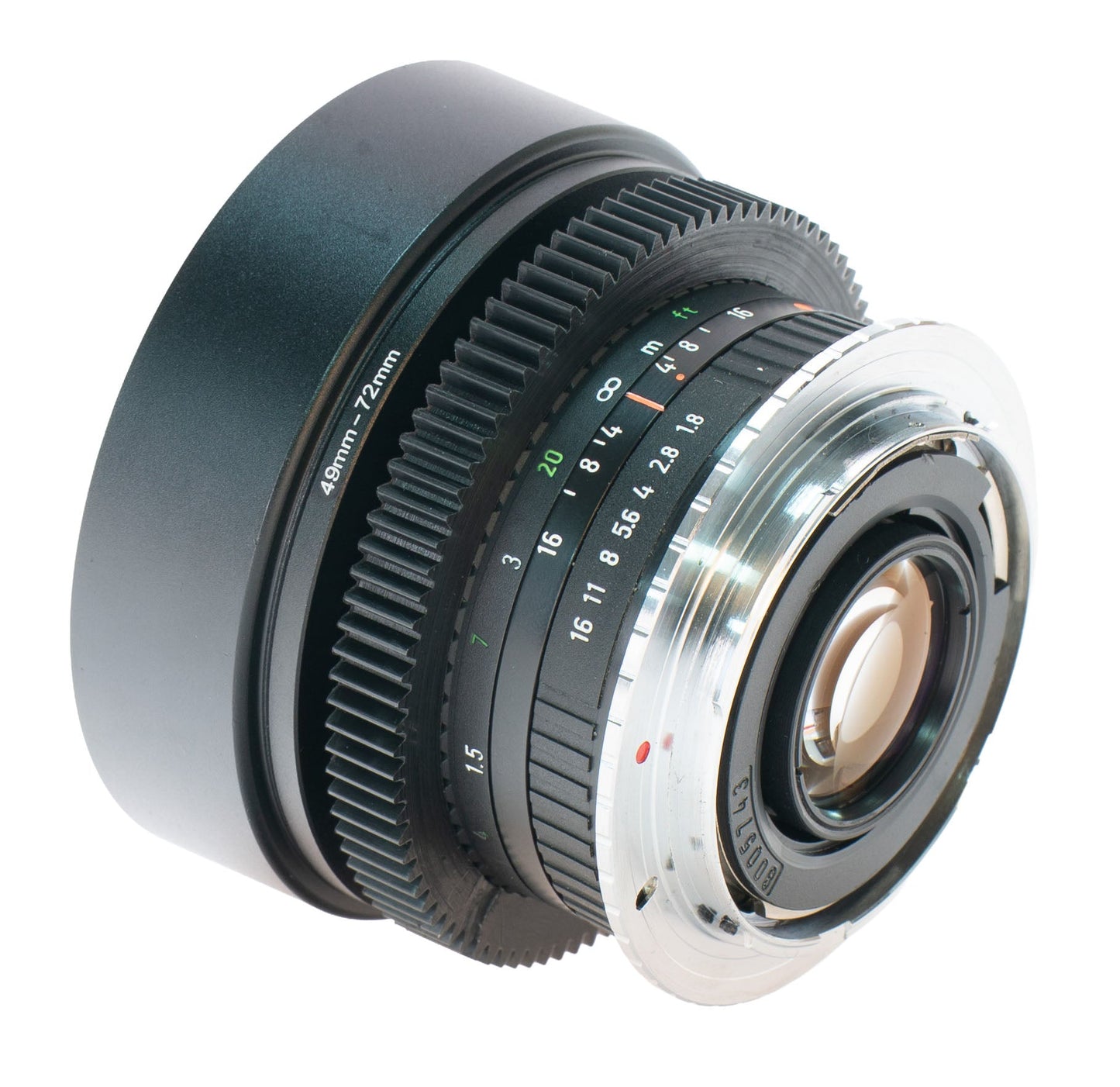 Pentacon Prakticar MC 50mm F1.8 Cine Mod Prime Portrait Lens | Canon EF! - TerPhoto Store