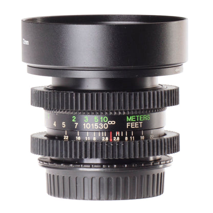 Petri MC 35mm F2.8 Cine Mod Prime Vintage Lens | Canon EF Mount! - TerPhoto Store