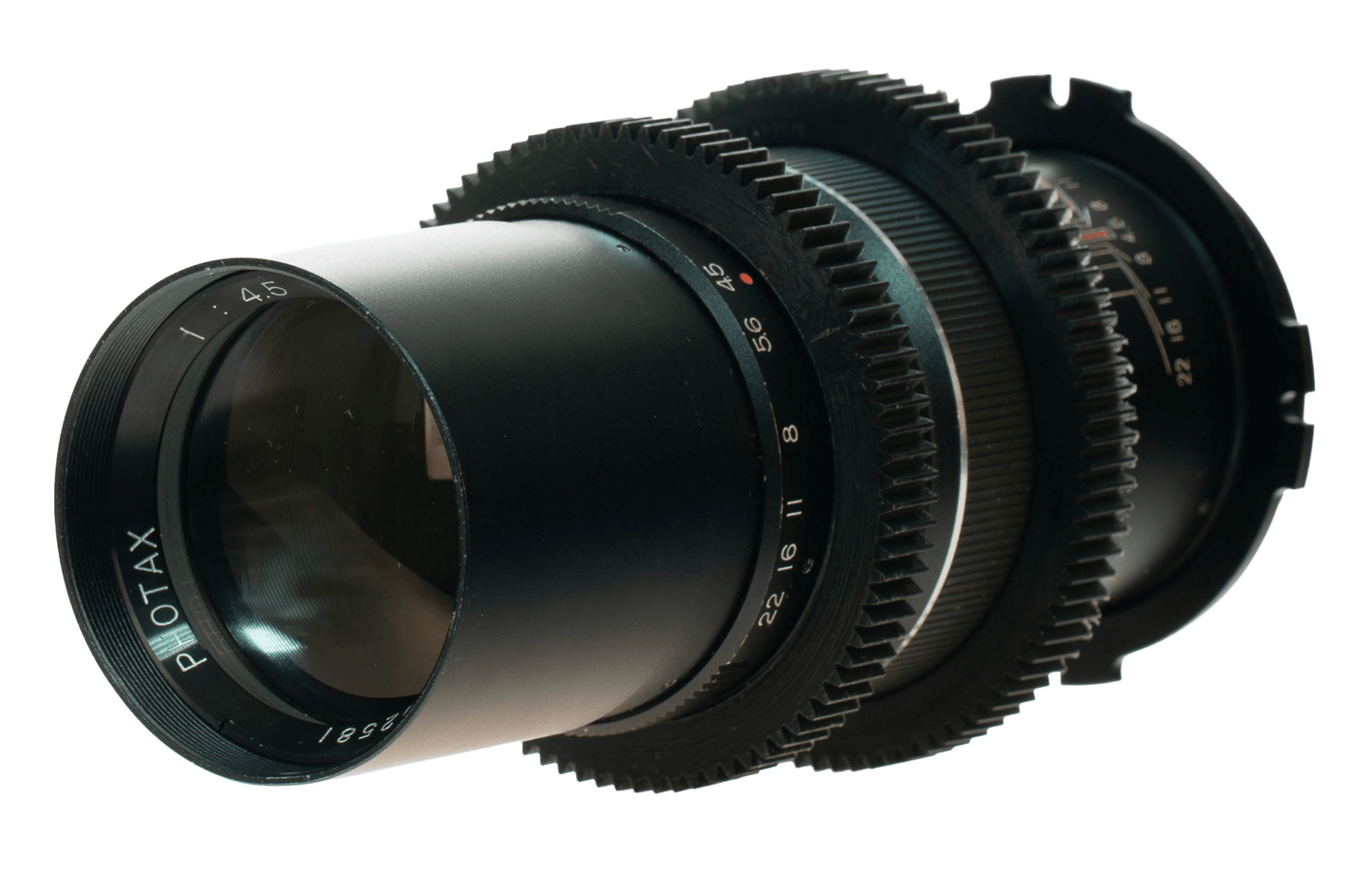 Photax 200mm F4.5 Cine Mod Serviced Telephoto Vintage Prime Lens | Arri PL - TerPhoto Store
