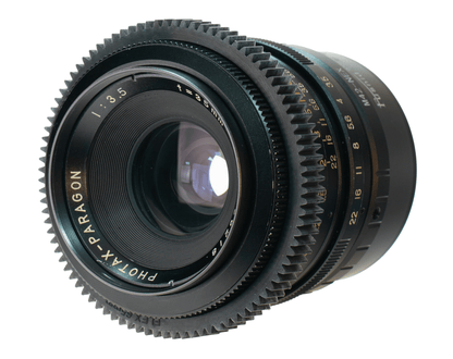 Photax-Paragon 35mm F3.5 Cine Mod Wide-Angle Prime For Filmmakers | Sony E-mount - TerPhoto Store