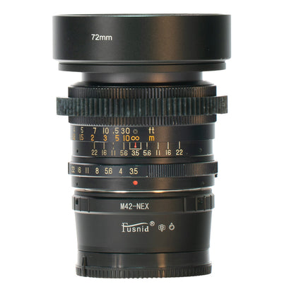 Photax-Paragon 35mm F3.5 Cine Mod Wide-Angle Prime For Filmmakers | Sony E-mount - TerPhoto Store
