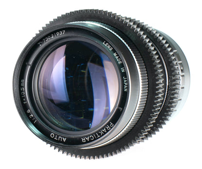 Prakticar Auto 135mm F2.8 Cine Mod Prime Telephoto Lens | Sony E - mount! - TerPhoto Store