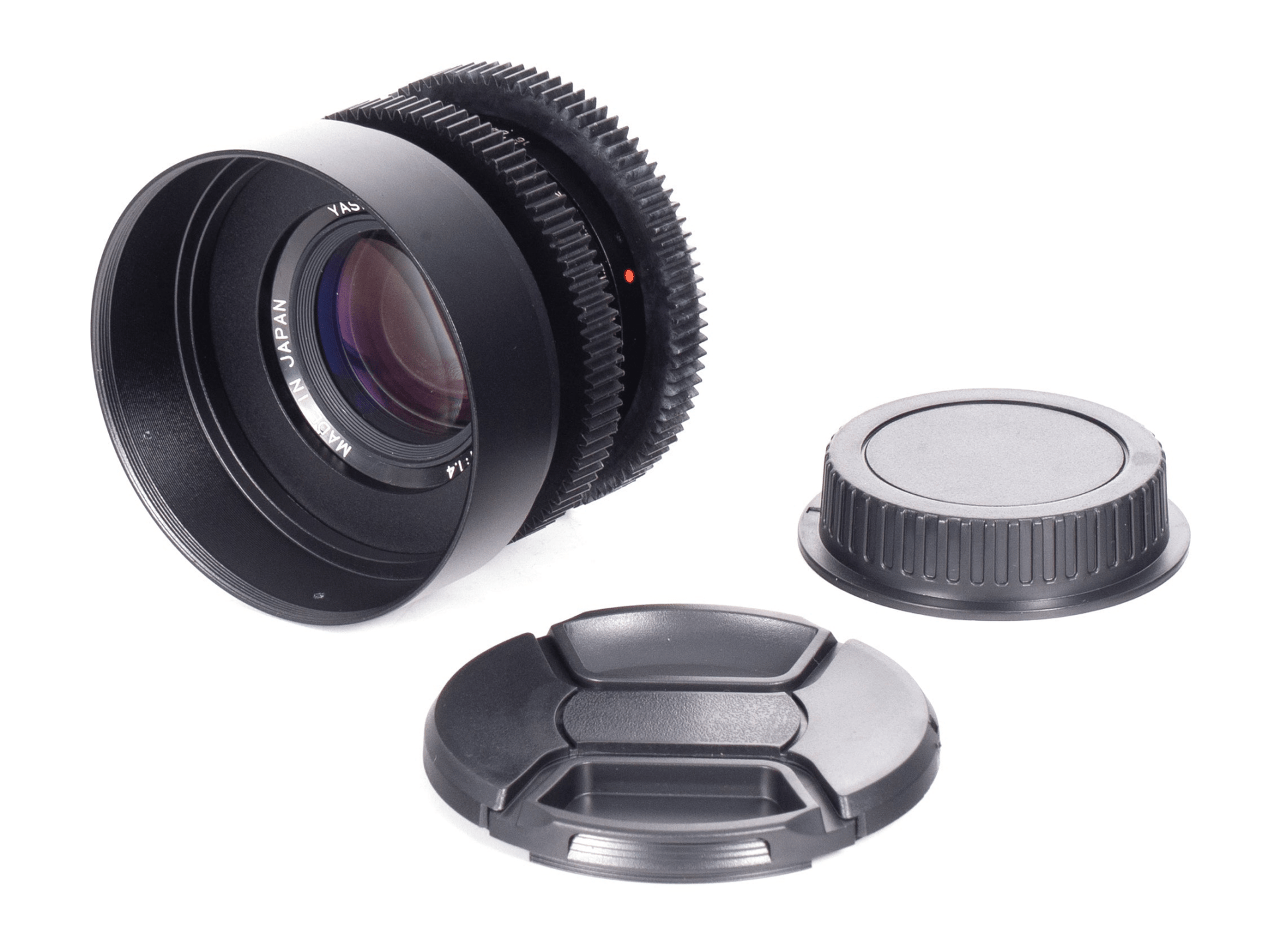 Yashica ML 50mm F1.4 Cine Modded Fast Lens For Canon EF