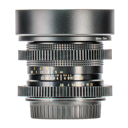 Rollei - HFT Distagon 35mm F2.8 Cine Mod Wide - Angle Prime Lens For Canon EF Mount! - TerPhoto Store