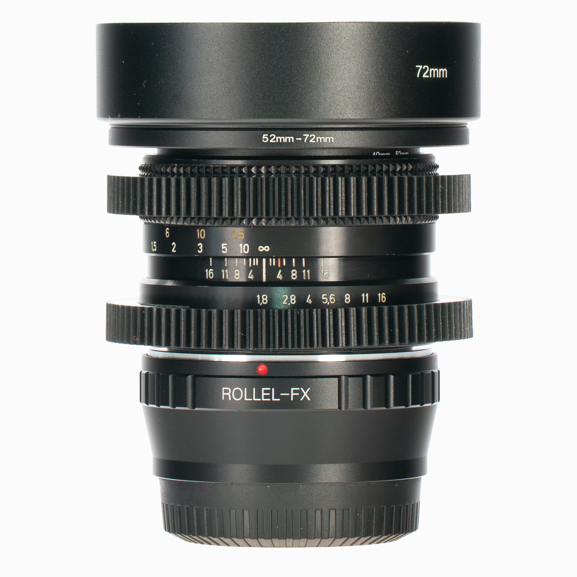 Rollei HFT Planar 50mm F1.8 Vintage Cine Mod Prime Portrait Lens | Fujifilm X - TerPhoto Store