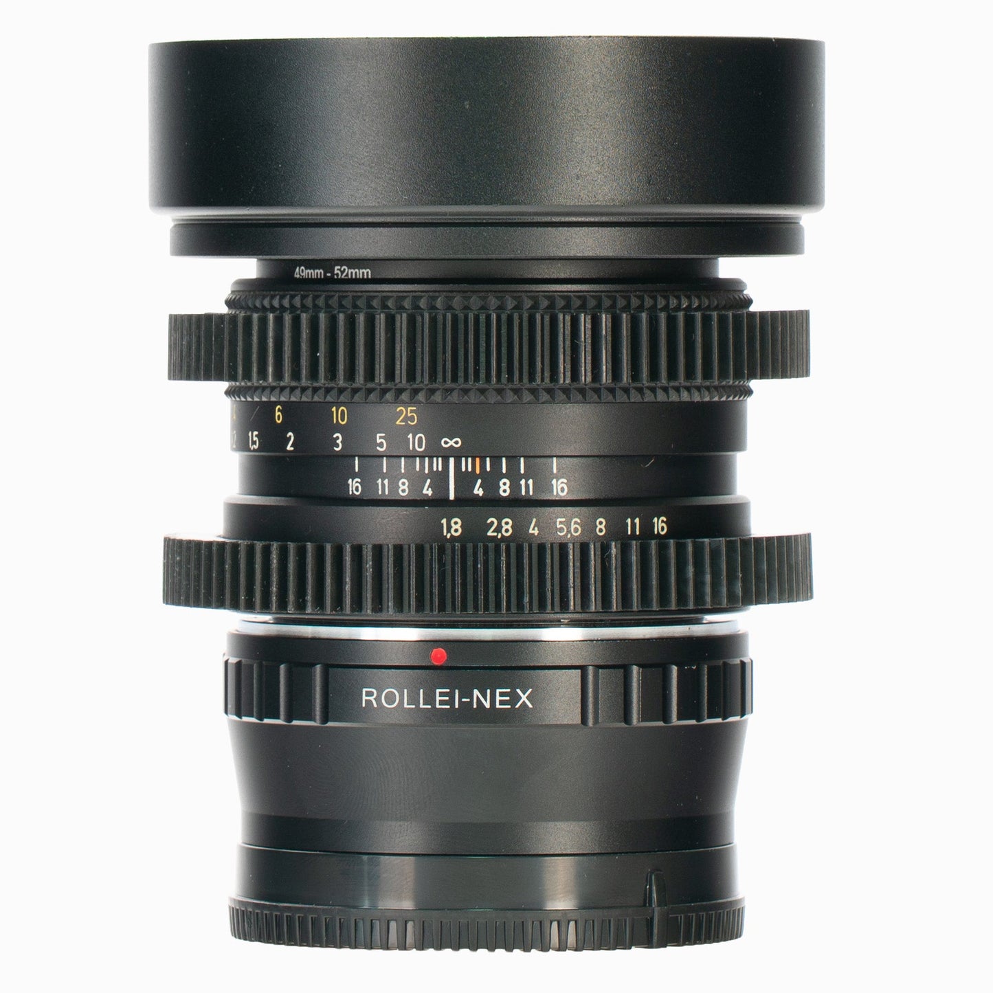 Rollei - HFT Planar 50mm F1.8 Vintage Cine Mod Prime Portrait Lens | Sony E - mount! - TerPhoto Store