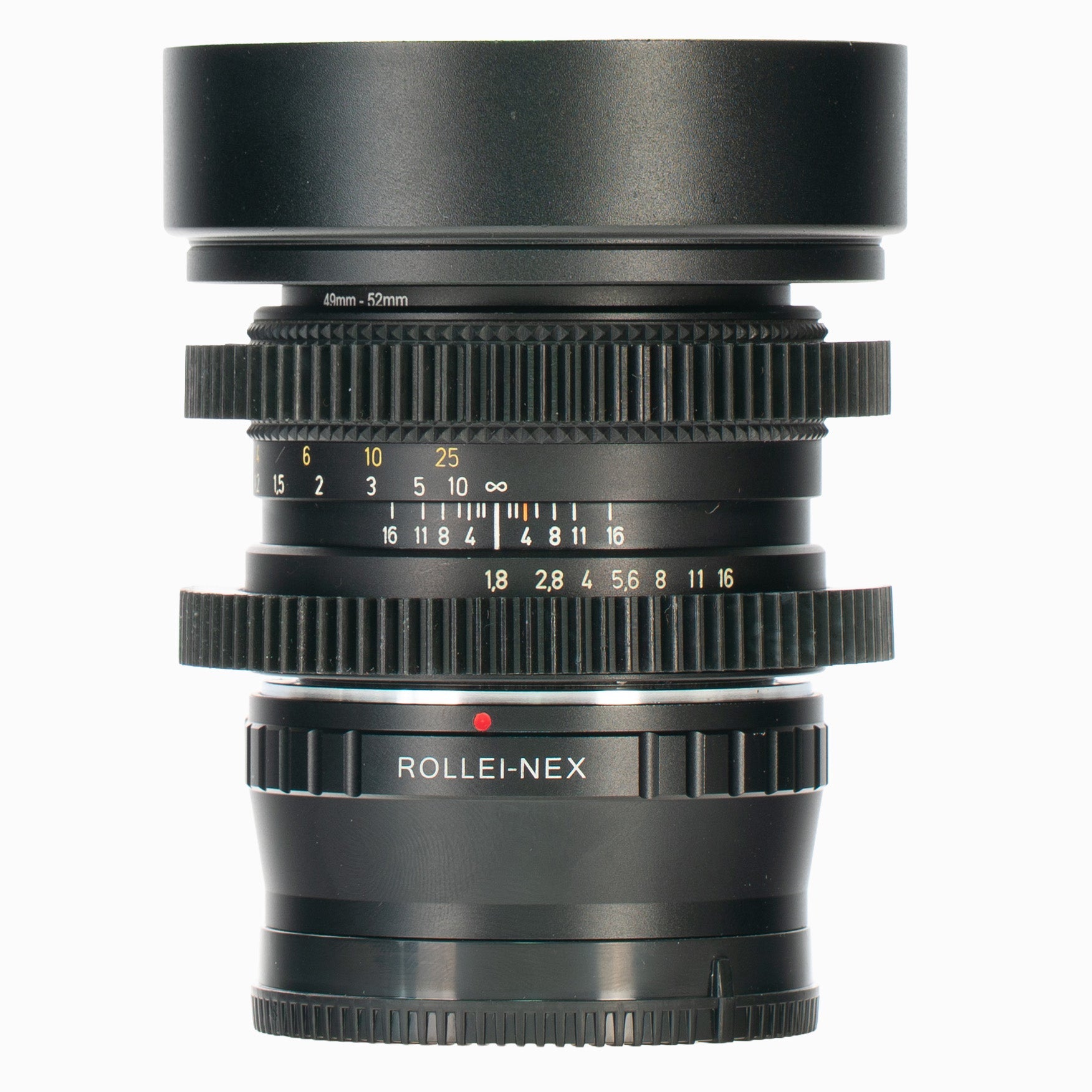 Rollei - HFT Planar 50mm F1.8 Vintage Cine Mod Prime Portrait Lens | Sony E - mount! - TerPhoto Store