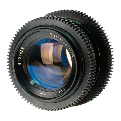 Rollei Rolleinar - MC 55mm F1.4 Cine Mod Vintage Prime Portrait Lens | Canon EF! - TerPhoto Store