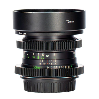 Rollei Rolleinar - MC 55mm F1.4 Cine Mod Vintage Prime Portrait Lens | Canon EF! - TerPhoto Store