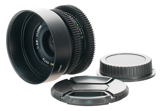 Saitex MC Auto 28mm F2.8 Wide Angle Vintage Prime Lens | Canon EF Mount! - TerPhoto Store
