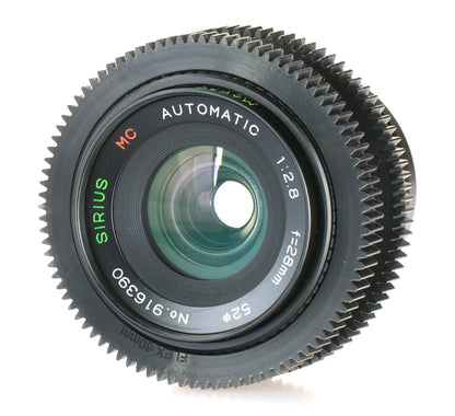 Sirius MC Automatic 28mm F2.8 Macro Cine Mod Wide - Angle Prime Lens | M4/3 Mount! - TerPhoto Store