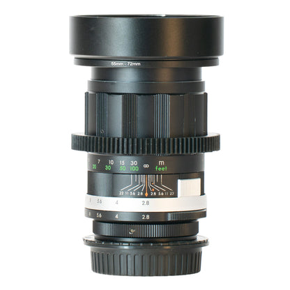 Soligor 135mm F2.8 Cine Mod Prime w/ Orange Anamorphic Bokeh & Flare | Canon EF! - TerPhoto Store