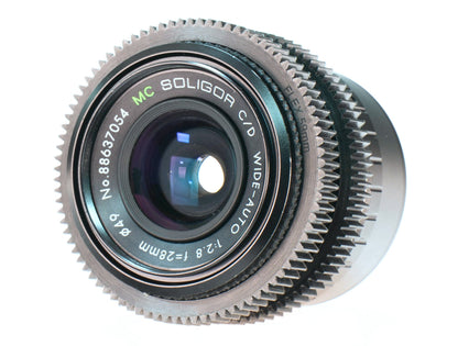 Soligor C/D Wide - Auto MC 28mm F2.8 Cine Mod Prime w/ Anamorphic Bokeh For Sony - E - TerPhoto Store