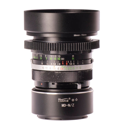 Soligor Wide-Auto 28mm F2.8 Cine Mod Prime Vintage Lens | Nikon Z! - TerPhoto Store