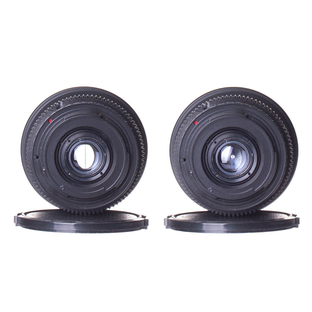 Soviet 37/58/85/135mm Cine Mod Set w/ Anamorphic Bokeh & Blue Flare | Canon EF! - TerPhoto Store