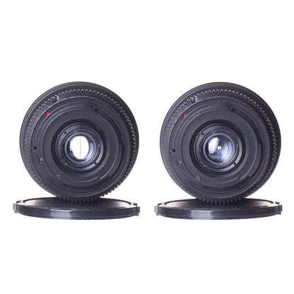 Soviet 37/58/85/135mm Cine Mod Set w/ Anamorphic Bokeh & Blue Flare | Canon EF! - TerPhoto Store