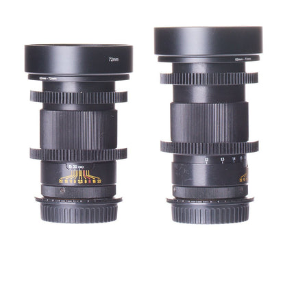 Soviet 37/58/85/135mm Cine Mod Set w/ Anamorphic Bokeh & Blue Flare | Canon EF! - TerPhoto Store